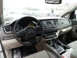 2016 Kia Sedona EX Gray Interior