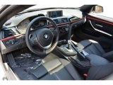 2015 BMW 4 Series 428i xDrive Gran Coupe Black Interior