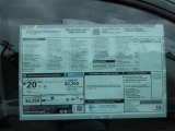 2016 Chevrolet Colorado LT Crew Cab 4x4 Window Sticker