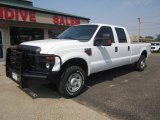 2008 Oxford White Ford F250 Super Duty XL Crew Cab 4x4 #106654266