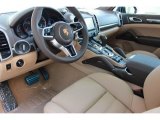 2016 Porsche Cayenne Turbo S Saddle Brown/Luxor Beige Interior