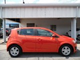 2012 Inferno Orange Metallic Chevrolet Sonic LS Hatch #106724626
