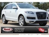 Glacier White Metallic Audi Q7 in 2015