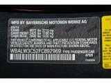 2015 6 Series Color Code for Black Sapphire Metallic - Color Code: 475