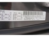 2016 Grand Caravan Color Code for Brilliant Black Crystal Pearl - Color Code: PXR
