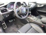 2015 Audi RS 7 4.0 TFSI quattro Black Valcona w/Contrast Honeycomb Stitching Interior