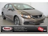 2015 Urban Titanium Metallic Honda Civic EX Sedan #106849830