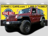 2008 Red Rock Crystal Pearl Jeep Wrangler Unlimited X 4x4 #106849823