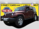 2010 Red Rock Crystal Pearl Jeep Wrangler Unlimited Sahara 4x4 #106849822