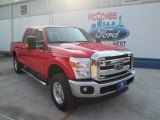 2016 Race Red Ford F250 Super Duty XLT Crew Cab 4x4 #106885269