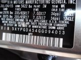 2016 Sorento Color Code for Titanium Silver - Color Code: IM