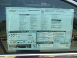 2016 Chevrolet Malibu Limited LS Window Sticker