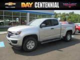 2015 Silver Ice Metallic Chevrolet Colorado WT Extended Cab 4WD #106920094
