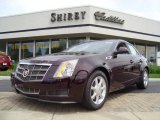 2009 Black Cherry Cadillac CTS Sedan #10674928