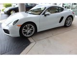 White Porsche Cayman in 2016