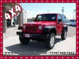 2007 Flame Red Jeep Wrangler Rubicon 4x4 #106985267