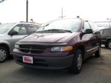 Maroon Pearl Dodge Grand Caravan in 1998