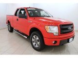 2013 Race Red Ford F150 STX SuperCab 4x4 #107011408