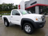 2010 Super White Toyota Tacoma Regular Cab 4x4 #107044050