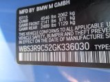 2016 BMW M4 Coupe Info Tag