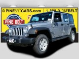 2015 Billet Silver Metallic Jeep Wrangler Unlimited Sport 4x4 #107128367