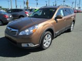 Caramel Bronze Pearl Subaru Outback in 2012