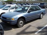 1990 Laurel Blue Metallic Honda Accord LX Coupe #10681301
