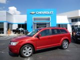 2010 Inferno Red Crystal Pearl Coat Dodge Journey SXT AWD #107202151