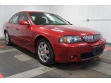 2004 Lincoln LS Vivid Red Clearcoat