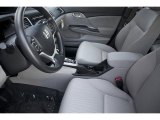 2015 Honda Civic LX Sedan Gray Interior