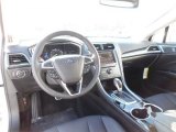 2016 Ford Fusion Titanium AWD Charcoal Black Interior