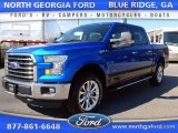 2015 Blue Flame Metallic Ford F150 XLT SuperCrew 4x4 #107268186