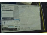 2016 Scion iM  Window Sticker