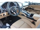 2016 Porsche Cayenne Diesel Black/Luxor Beige Interior