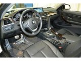 2016 BMW 4 Series 428i Gran Coupe Black Interior