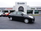 2014 Super Black Nissan Versa 1.6 S Sedan #107379865