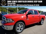 2016 Flame Red Ram 1500 Big Horn Crew Cab 4x4 #107380048