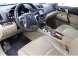 2013 Toyota Highlander Limited Sand Beige Interior