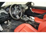 2015 BMW 2 Series M235i Coupe Coral Red/Black Interior