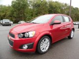 Crystal Red Tintcoat Chevrolet Sonic in 2016