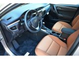 2016 Toyota Corolla LE Amber Interior
