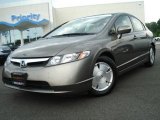 2007 Galaxy Gray Metallic Honda Civic Hybrid Sedan #10730269