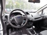 2016 Ford Fiesta S Hatchback Charcoal Black Interior