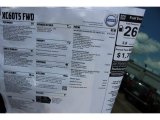 2016 Volvo XC60 T5 Drive-E Window Sticker