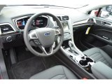 2016 Ford Fusion SE Charcoal Black Interior