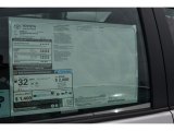 2016 Toyota Corolla LE Window Sticker
