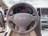 2009 Infiniti G 37 Journey Coupe Steering Wheel