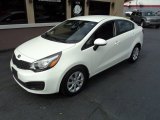 2013 Clear White Kia Rio LX Sedan #107570398