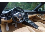 2015 Porsche 911 Targa 4S Black/Luxor Beige Interior