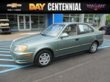 2004 Quartz Green Hyundai Accent GL Sedan #107636499